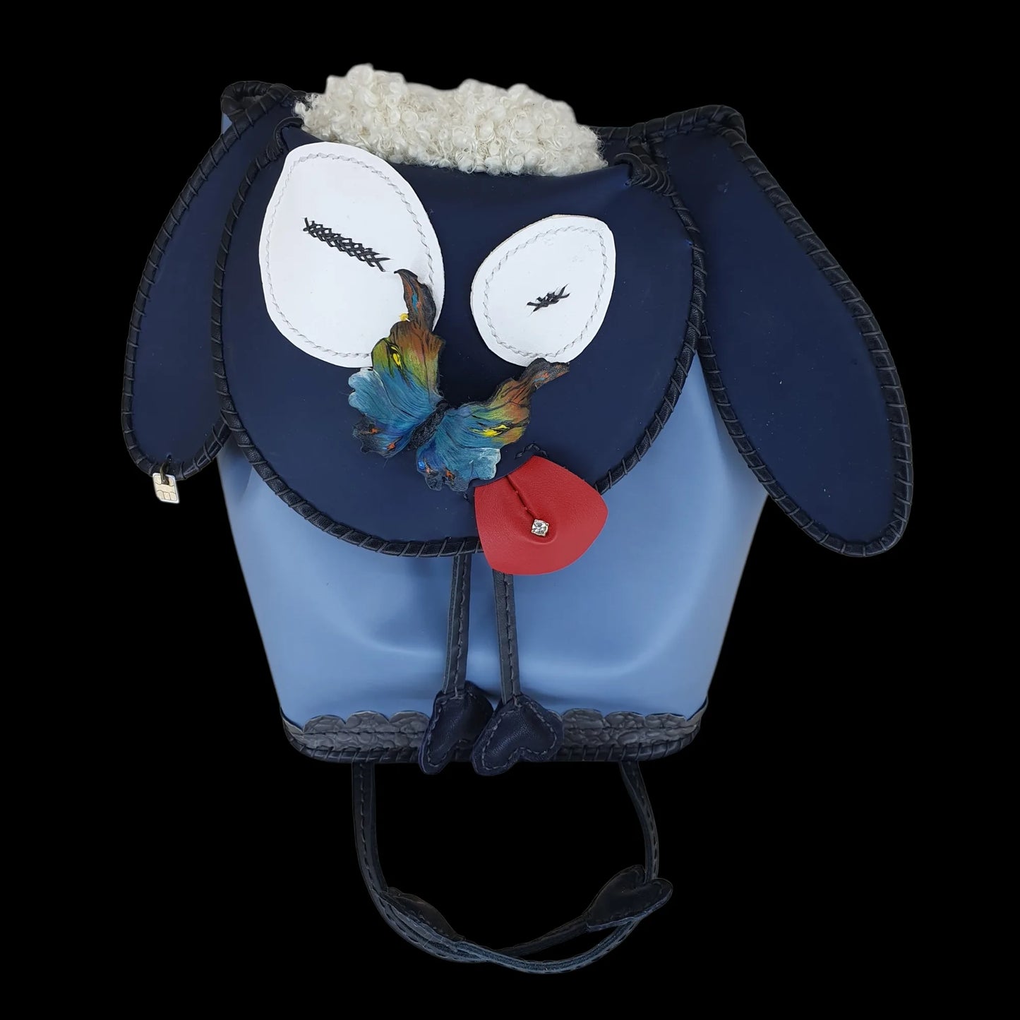 Handmade leather bag shaped like an owl - AG Design, Arad, Romania