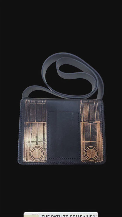 Poarta - Handmade Leather Bag, Lamb Leather Lining