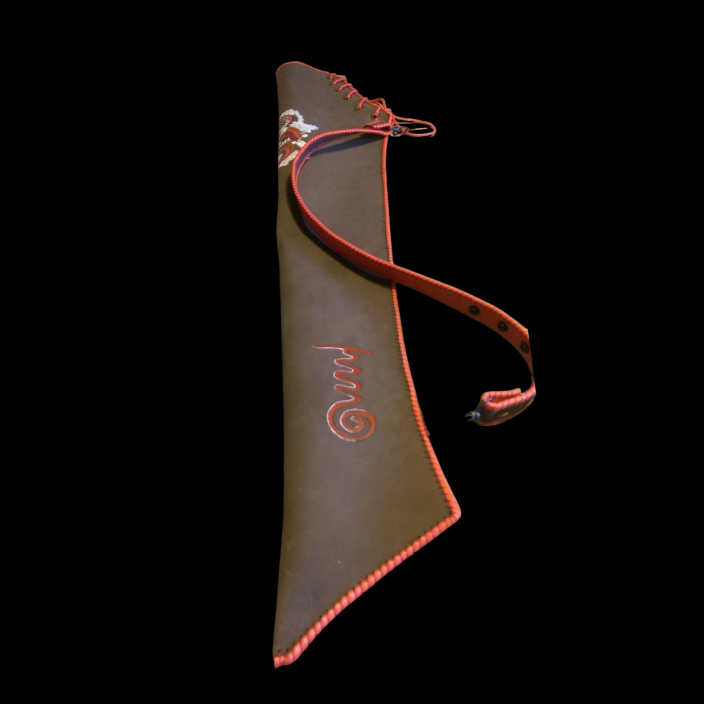 Dragon Katana Sheath  Hand-Painted Leather