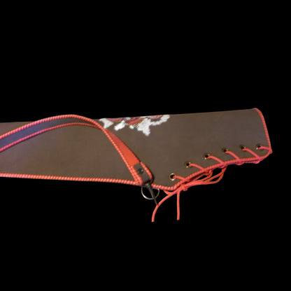 Dragon Katana Sheath  Hand-Painted Leather