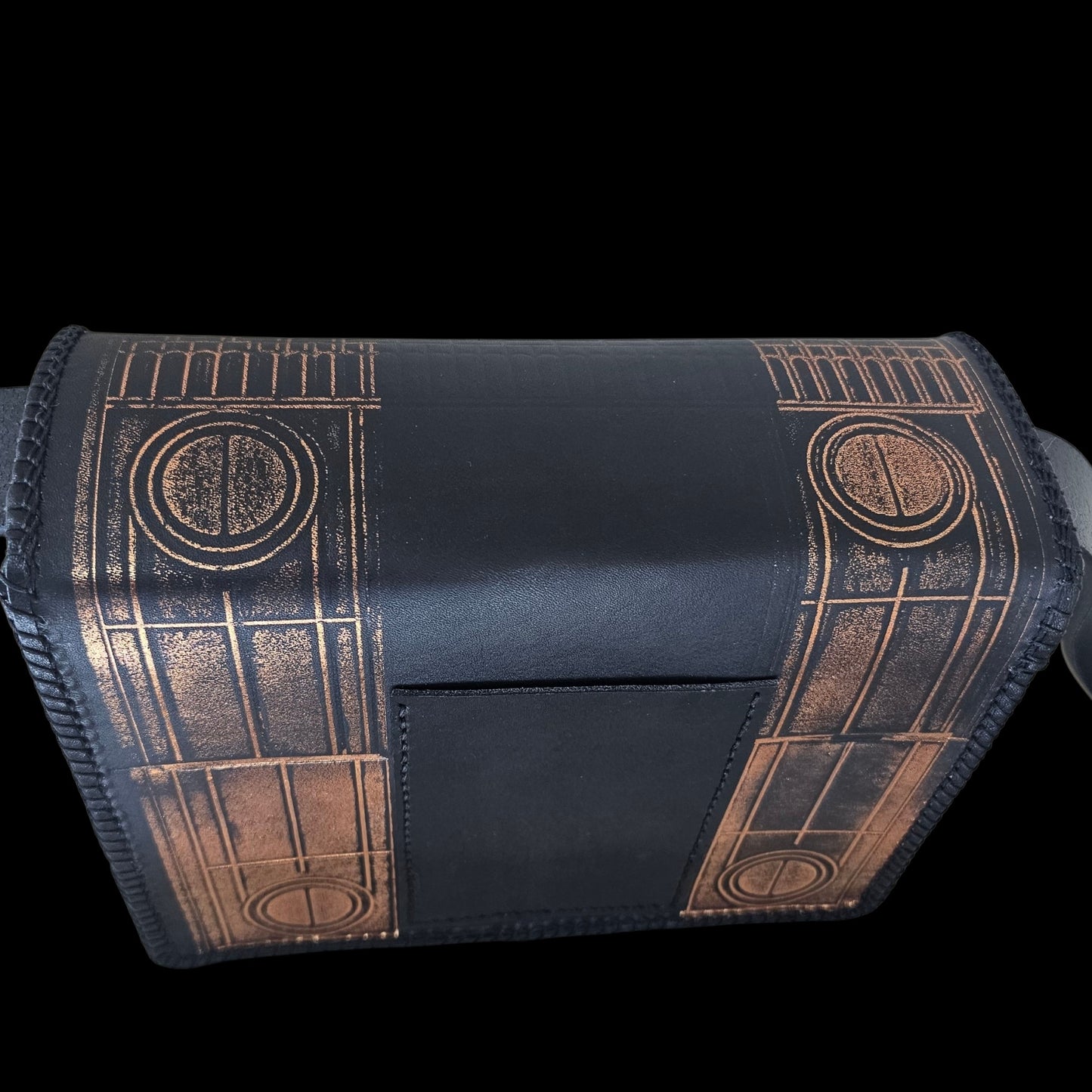 Poarta — One of a Kind Handcrafted Leather Bag, Lamb Leather Lining